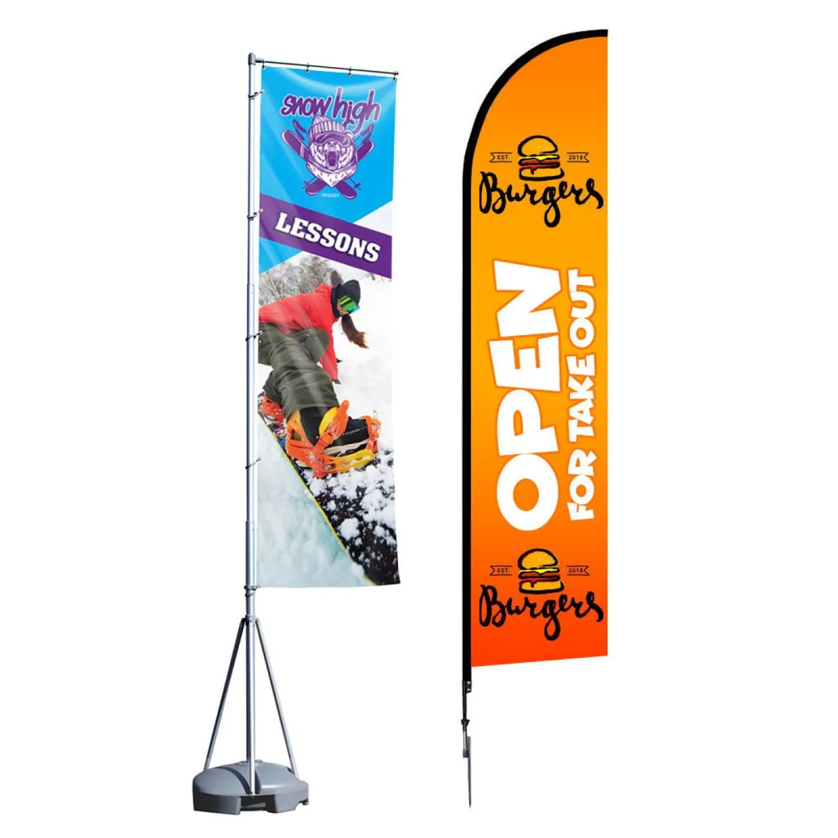 Flags (Single or Double Sided) — view 2