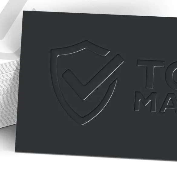 Raised Spot UV Business Cards — view 5