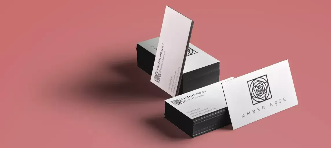 Painted Edge Business Cards — view 3