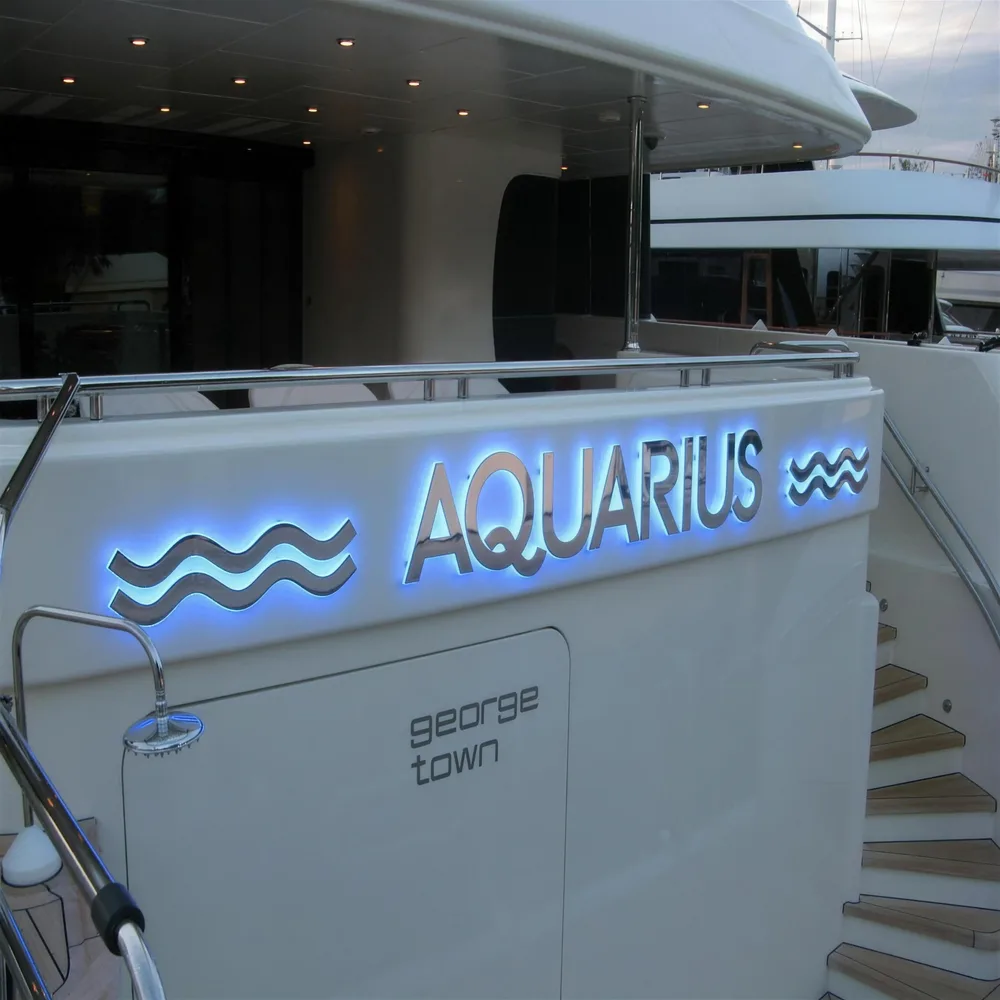 Backlit Aluminum Letters