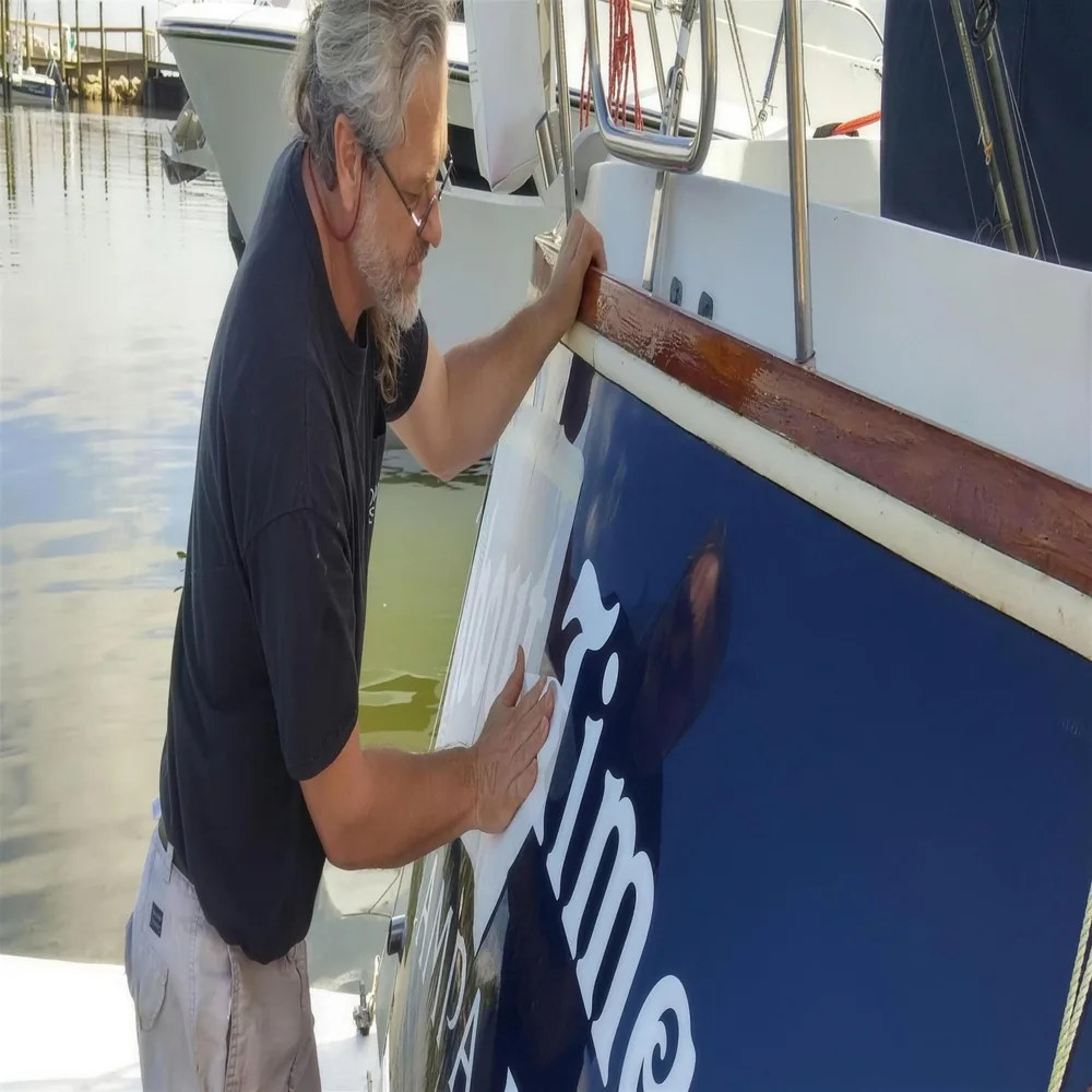 Boat Vinyl Lettering