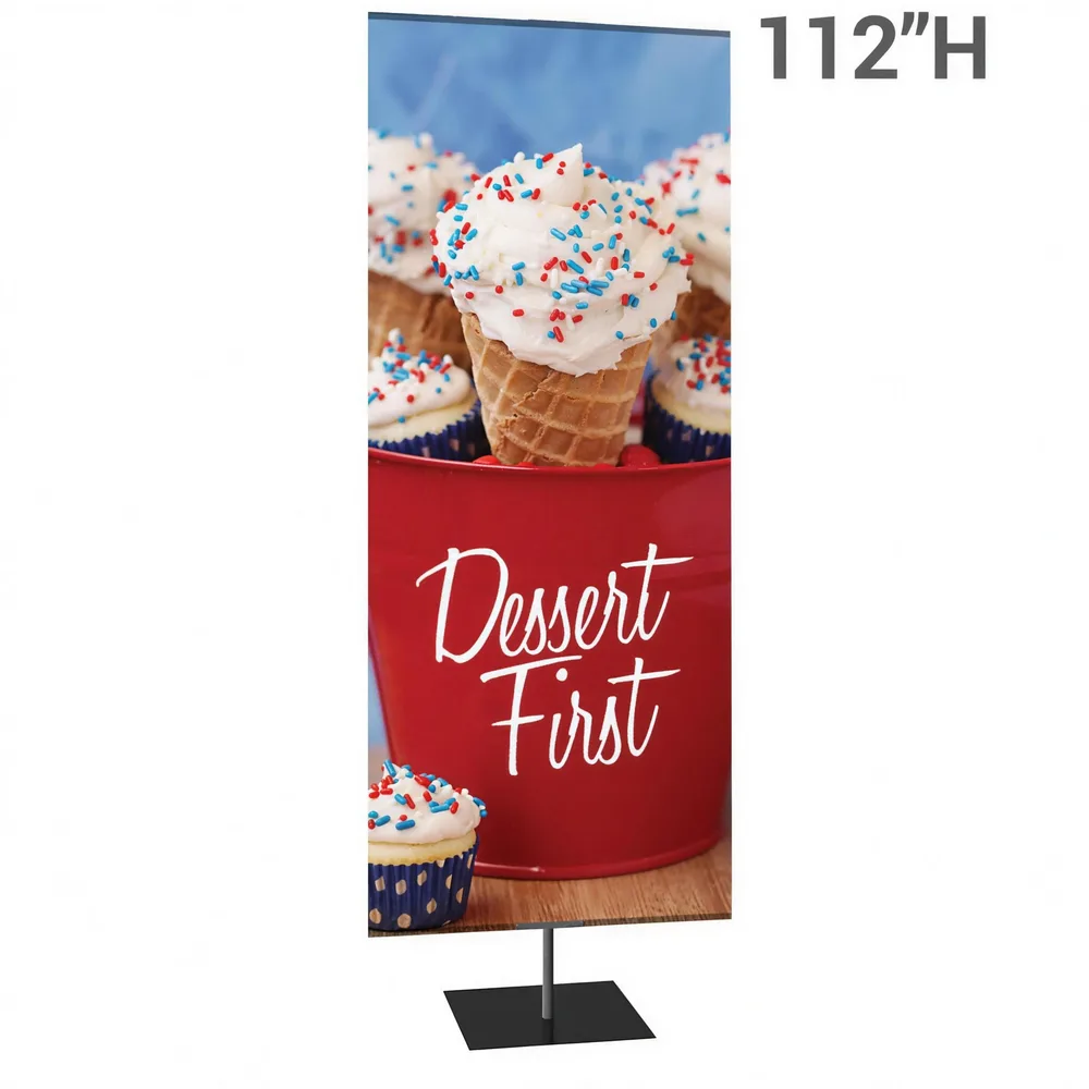 Classic Banner Stand (Square Base)