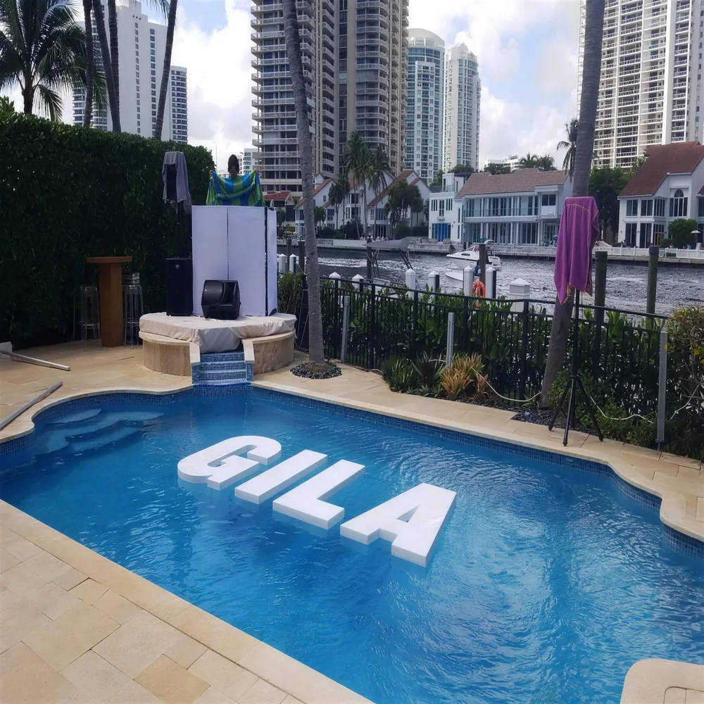 Floating Foam Letters