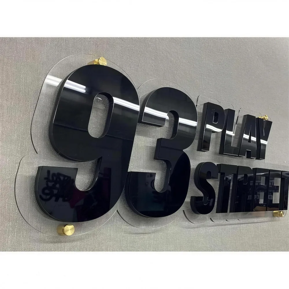Laser Cut Acrylic Signage
